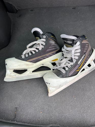 Bauer Supreme One.7 Hockey Goalie Skates Regular Width 9.5 (Used)