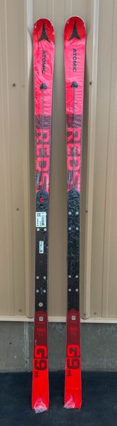 2021 Atomic G9 Redster Giant Slalom Race Skis w/Atomic X16VAR Size-190cm R-27.5M