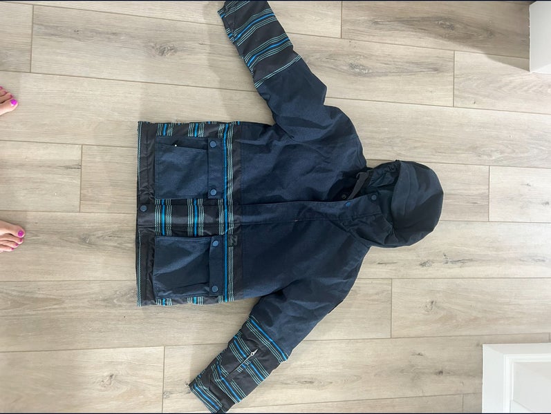 Gray Men's Youth Medium Billabong Jacket (Used)