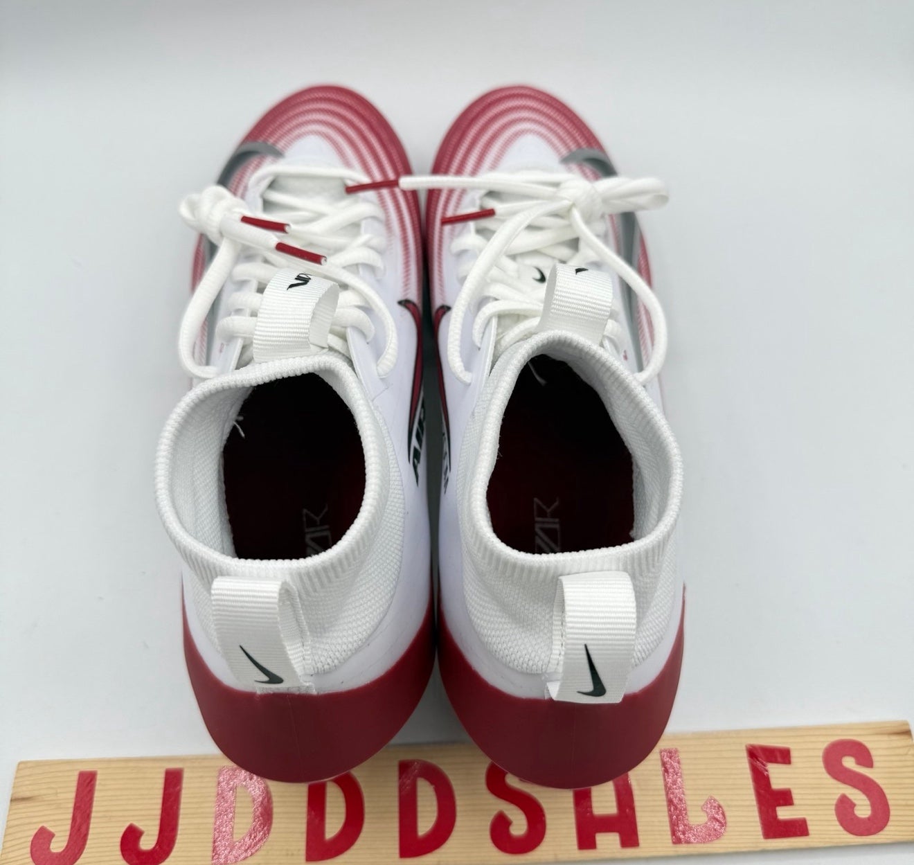 NIKE Air Zoom Vapor Pro 1 Football‎ Cleats Mens Size 9 White Crimson HM8850-102 s-l1200.jpg main image 3