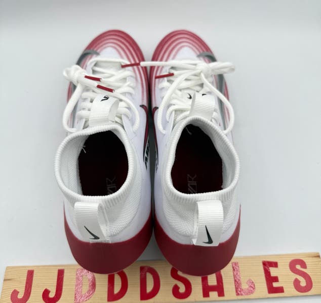 Nike Air Zoom Vapor Pro 1 Football Cleats White Crimson Red  display picture 3