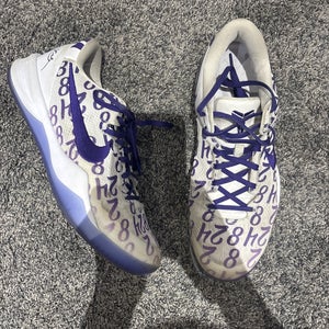 Men's Size M 12.0 (W 13.0) Nike Kobe 8 “Court Purple” Shoes (Used)