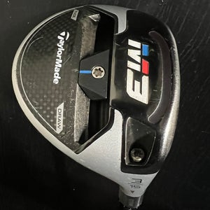 *GOOD* TaylorMade M3 3 Wood 15° Right Handed Tensei CK 65 R Flex Lamkin Grip