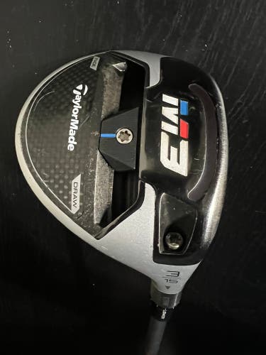 *GOOD* TaylorMade M3 3 Wood 15° Right Handed Tensei CK 65 R Flex Lamkin Grip