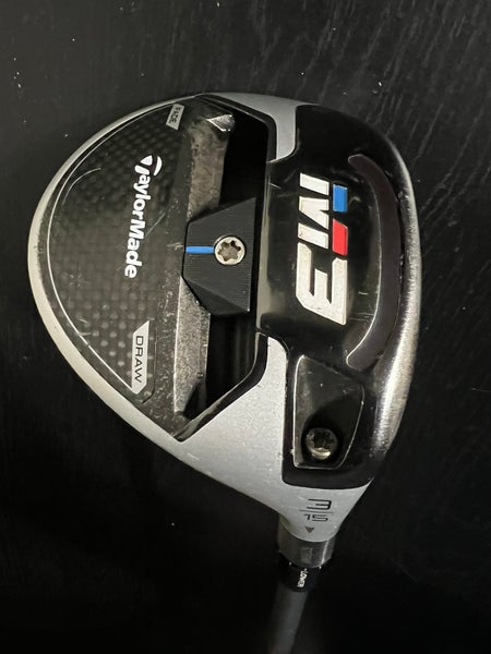 *GOOD* TaylorMade M3 3 Wood 15° Right Handed Tensei CK 65 R Flex Lamkin Grip