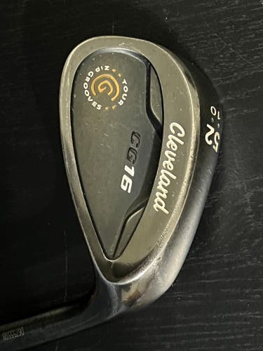 *Good* Cleveland CG16 RH 52 Deg 10 Bounce Gap Wedge Golf Pride Tour Velvet 360