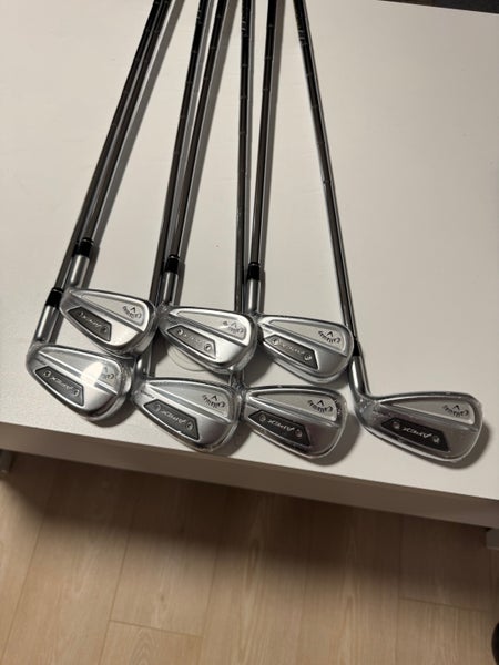 Men's Callaway Apex Ai300 Right Handed Iron Set Regular Flex Steel Shaft (New)