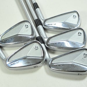 TaylorMade P7MC 2023 5-9 Iron Set X-Stiff RH KBS Tour C-Taper 130 Steel # 199959