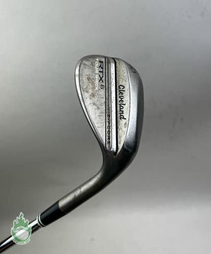 RH Cleveland RTX-6 ZipCore Tour Rack Raw Mid Wedge 60*-10 Wedge Flex Golf Club