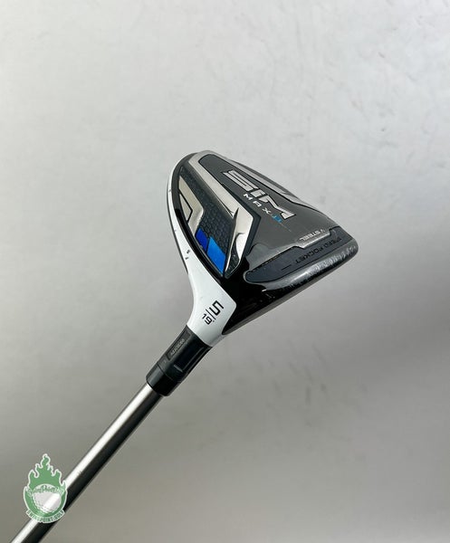 Used RH TaylorMade SIM MAX D 5 Wood 19* Helium Regular Flex Graphite Golf Club