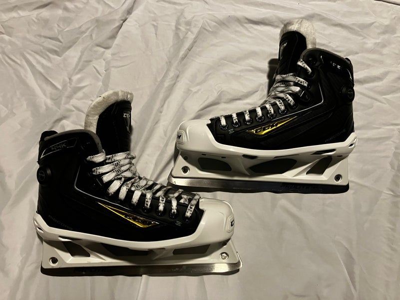 CCM RibCor 44K Senior Pro Hockey Goalie Skates 7D 7 D New