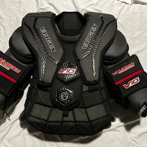 Vaughn V10 Pro Carbon Goalie Chest Protector Senior Small S New