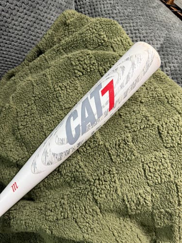 2017 Marucci CAT7 Alloy BBCOR Certified Bat (-3) 27 oz 30" (Used)