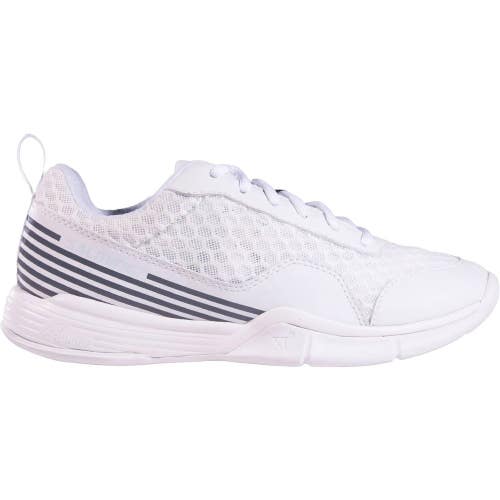 *NIB* WOMEN SALMING VIPER SL INDOOR / SQUASH SHOES (WHITE/GREY) 1231075-0710