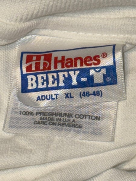 Vintage 90's Hanes Graphic Beefy Cow Short Sleeve T Shirt Promo