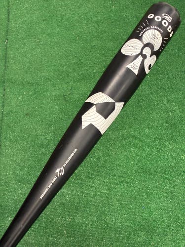 2022 DeMarini The Goods One Piece Alloy Bat BBCOR Certified (-3) Alloy 29 oz 32" (Used)