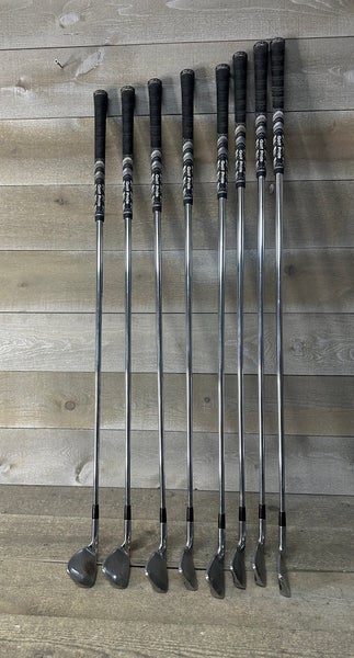 Mizuno MP 58 Iron Set Project X 6.0 Stiff Steel 3-PW RH Dual Muscle TI Men's