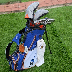 Tour Series TS3 Complete Golf Club Set w/ Stand Bag – Steel Irons & Graphite Woods