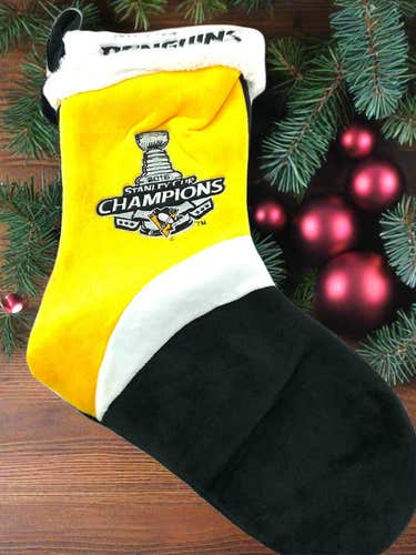 Pittsburgh Penguins 2016 NHL Champions NOS Christmas Stocking (New)