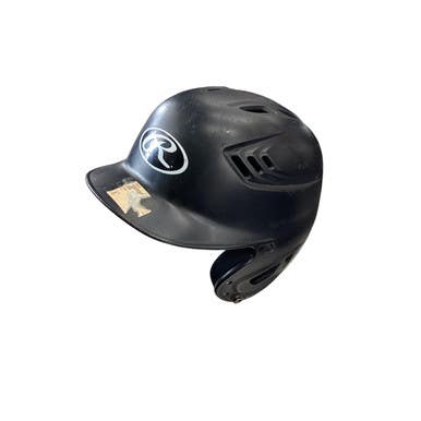 Used Rawlings BASEBALL HELMET Batting Helmet No Mask Black One Size 11760-S000082819