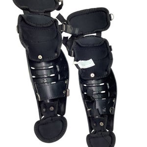 Used PROTEAM CATCHERS LEG GUARDS Catchers Leg Guards Black Junior 11347-S000256787