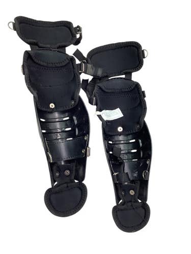 Used PROTEAM CATCHERS LEG GUARDS Catchers Leg Guards Black Junior 11347-S000256787