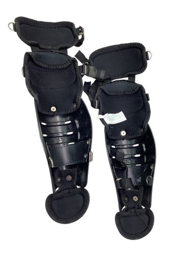Used PROTEAM CATCHERS LEG GUARDS Catchers Leg Guards Black Junior 11347-S000256787