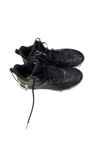 Used Under Armour Adult FB Cleats Black Senior 7.5 11347-S000256775