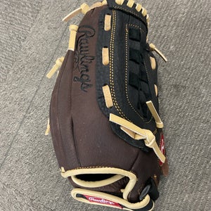 Used Rawlings MARK OF A PRO GLOVE BB/SB Glove RH Throw Chocolate 12 1/2" 11614-S000222760