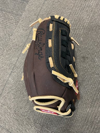 Used Rawlings MARK OF A PRO GLOVE BB/SB Glove RH Throw Chocolate 12 1/2" 11614-S000222760