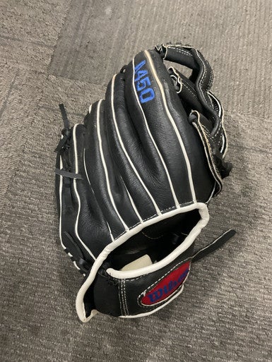 Used Wilson A450 BB/SB Glove RH Throw Black 12" 11614-S000222744