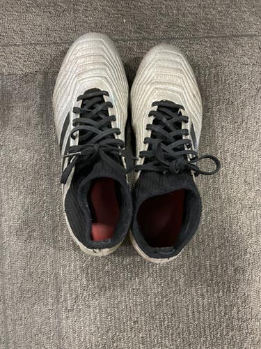 Used Adidas Soccer Cleats Grey Senior 9 11614-S000222654