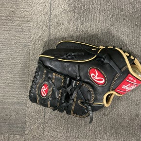 Used Rawlings GG ELITE BB/SB Glove RH Throw Black 12" 11614-S000222652