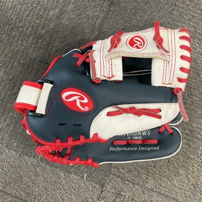 Used Rawlings PLAYERS SERIES BB/SB Glove RH Throw Navy Blue 11" 11614-S000222626