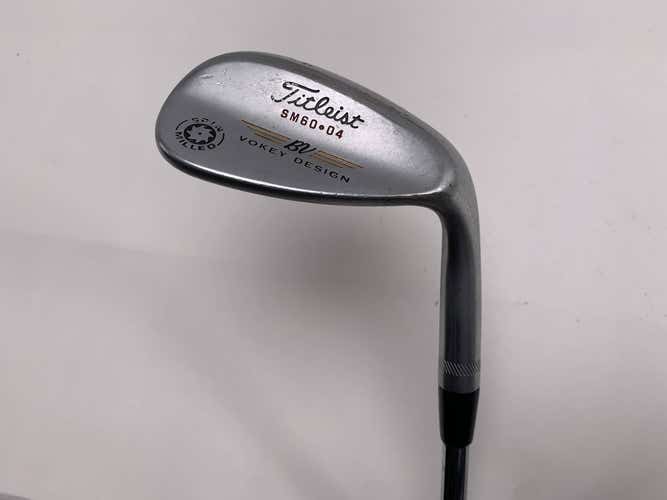 Titleist Vokey Spin Milled CC Chrome Lob Wedge LW 60* 4 Bounce Wedge RH