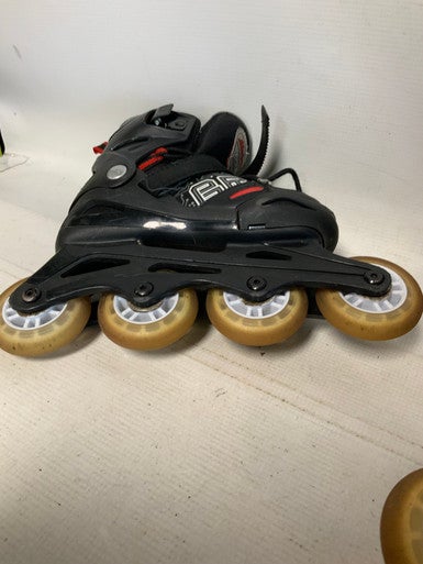Used Bladerunner PHOENIX 1-4 Junior Rec Fitness Skates Black Adjustable 11823-S000034715