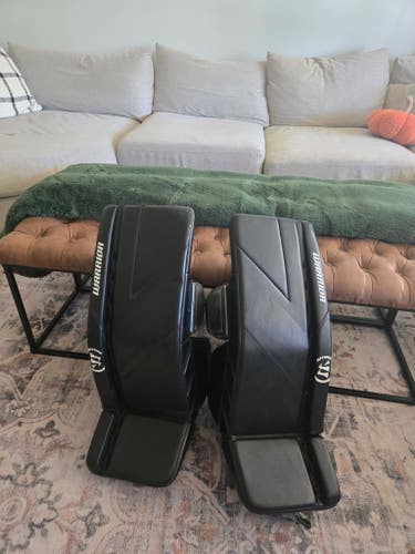 2024 28" Warrior Ritual G6 E+ Goalie Leg Pads (Used)