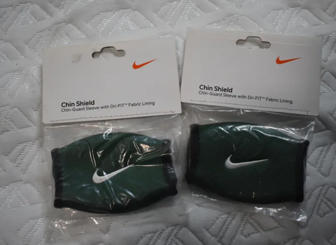 NEW - Nike and Under Armour Chin Pad / Cover, 4 Pack, Green