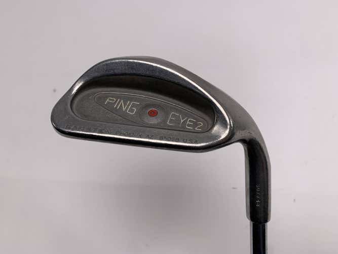 Ping Eye 2 Sand Wedge SW Red Dot 1* Flat Karsten ZZ-Lite Stiff Steel Mens RH
