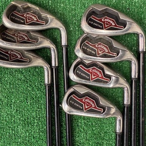 2002 Callaway Big Bertha Iron Set (Needs Regrip)