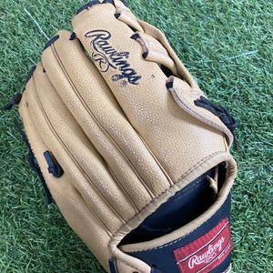 Gold Rawlings Players Series RH Infield Softball Glove 11.5" (Used)