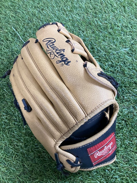 Gold Rawlings Players Series RH Infield Softball Glove 11.5" (Used)