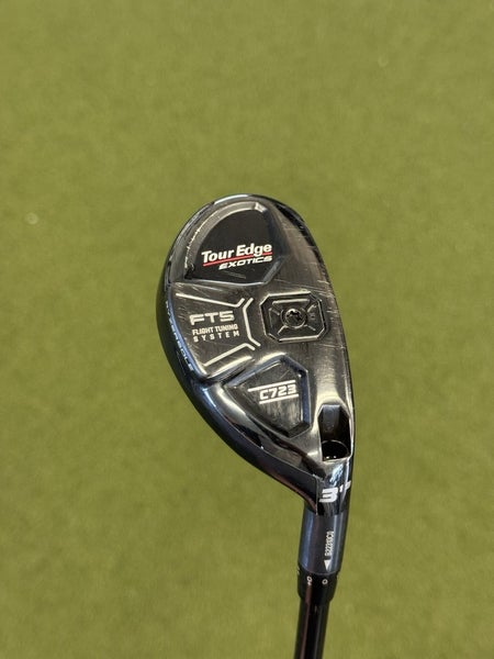 Tour Edge Exotics C723 19* 3H Hybrid Hzrdus Stiff Flex Graphite +HC Used