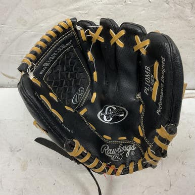 Used Rawlings Players Series PL10MB Baseball Glove RH Throw Black 10" 11855-S000191910