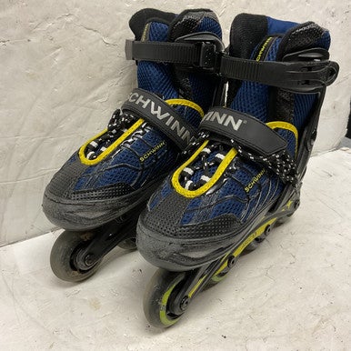 Used Schwinn ADJ 1-4 Junior Rec Fitness Skates Navy Blue Adjustable 11855-S000191909