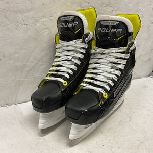 Used Bauer SUPREME S35 Junior Hockey Skate White/Black/Yellow Junior 03 11855-S000191908