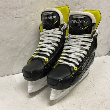 Used Bauer SUPREME S35 Junior Hockey Skate White/Black/Yellow Junior 03 11855-S000191908
