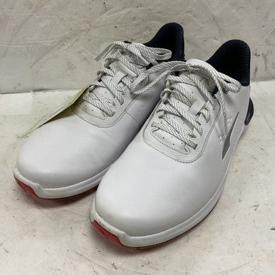 Used Puma Phantomcat 378939-05 Mens Golf Shoes White And Navy Blue Senior 11 11855-S000191902