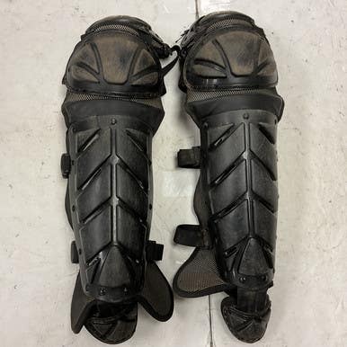 Used Adidas Catchers Leg Guards Black Intermediate 11855-S000191898