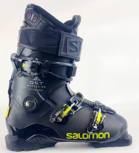 USED $600 Men's Salomon QST Access Custom Heat Ski Boots Heated Boots